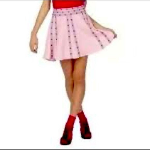 Zac Posen for Target Pink Flared Snap Circle Skirt - Picture 1 of 5